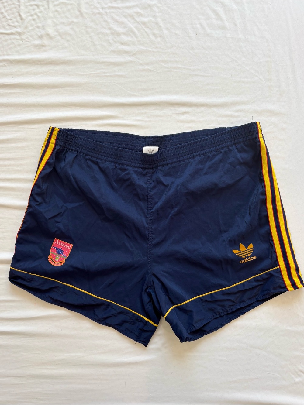 VTG 1991-93 Adidas Arsenal Blue Nylon Shorts